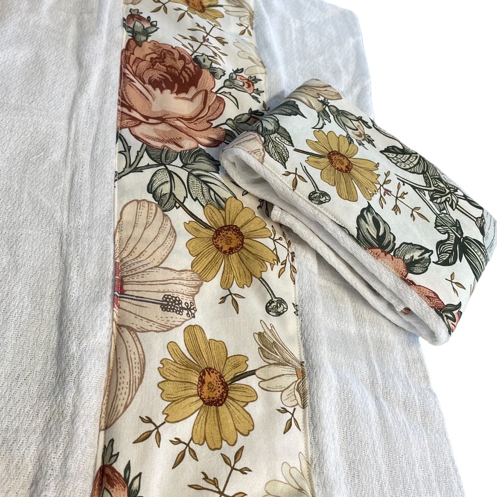 Triple fold burp cloths